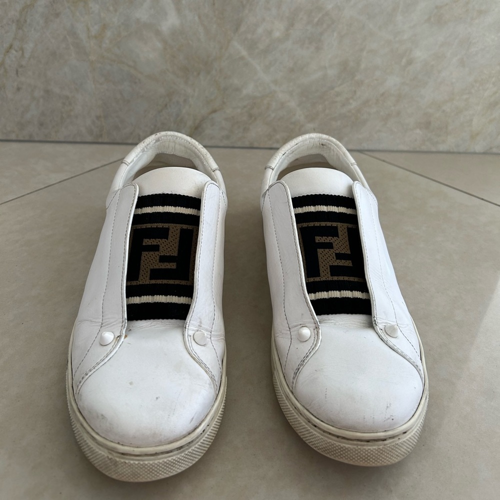 Fendi FF Logo Slip On Sneakers